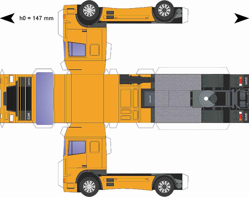 DAF95-oranje