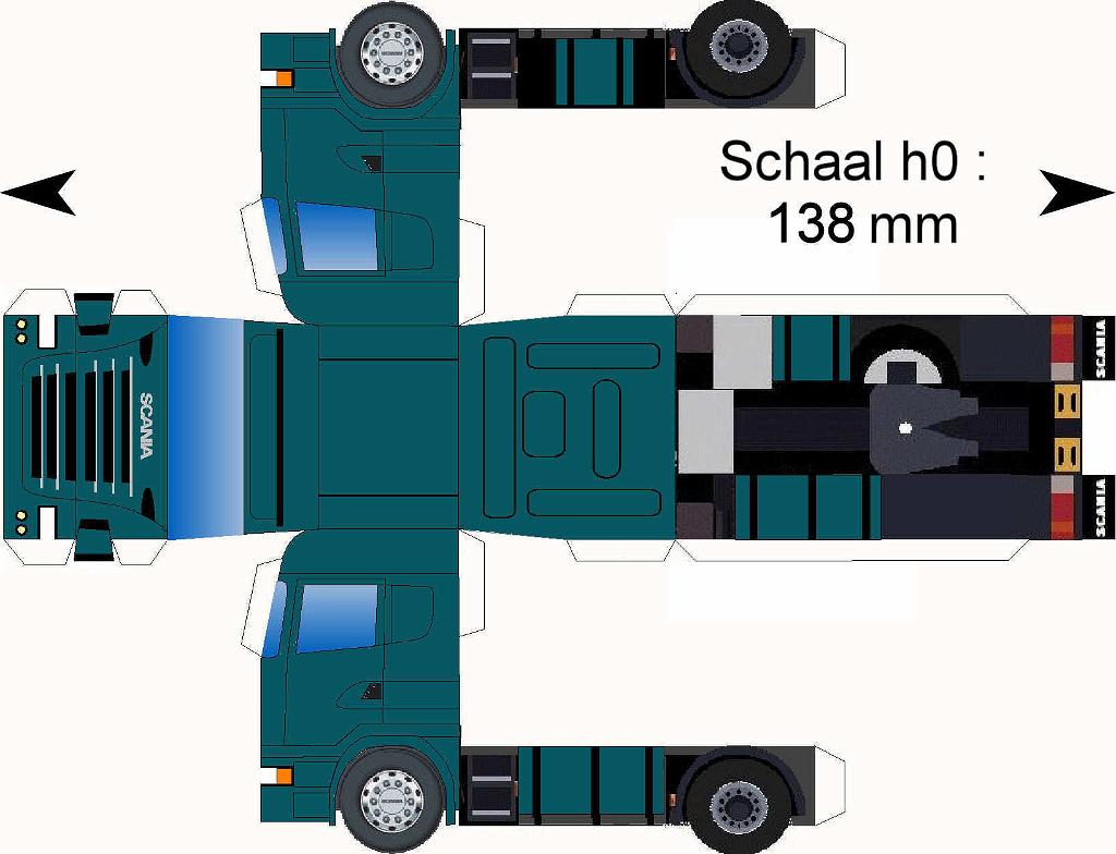 Scania-blauwgroen
